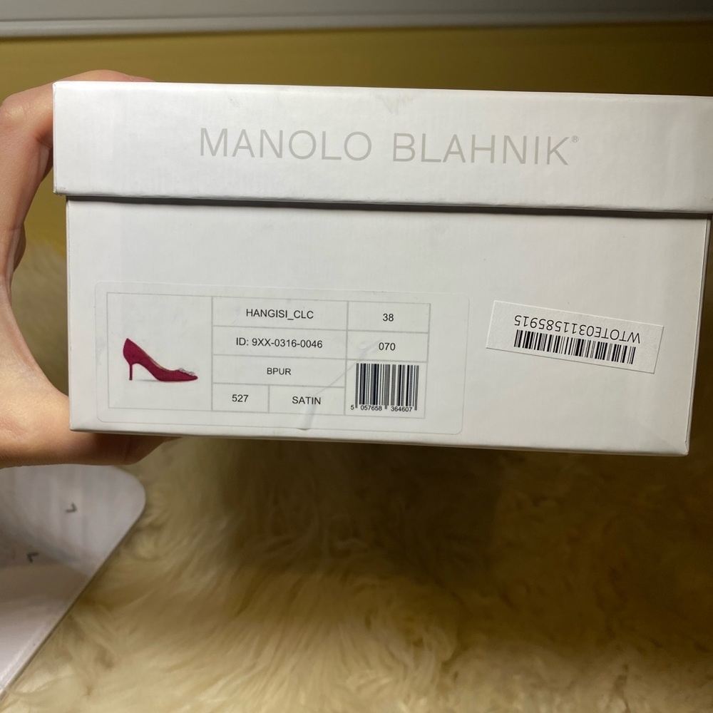 New authentic Manolo Blahnik hangisi pumps - Picture 11 of 14
